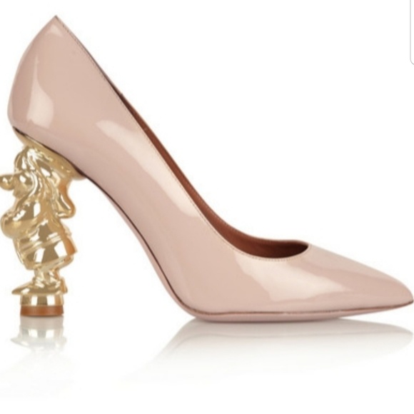 valentino white pumps